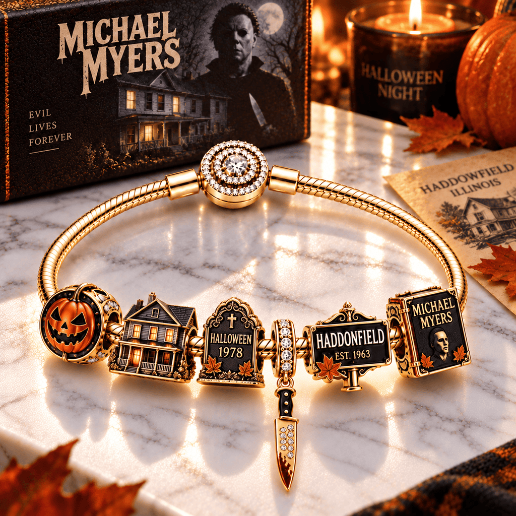 MCM Gold Charm Bracelet Set PTT