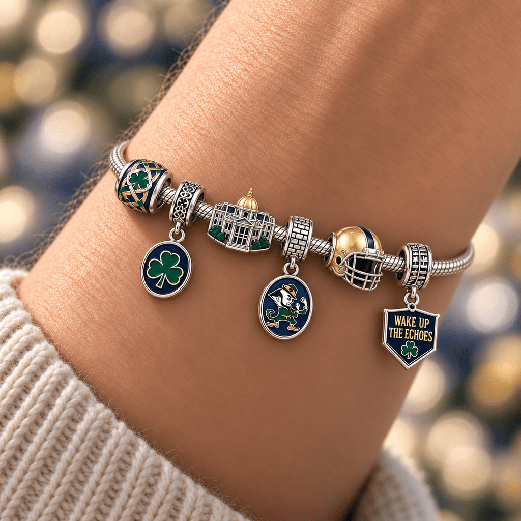NDFI Silver Charm Bracelet Set HQH