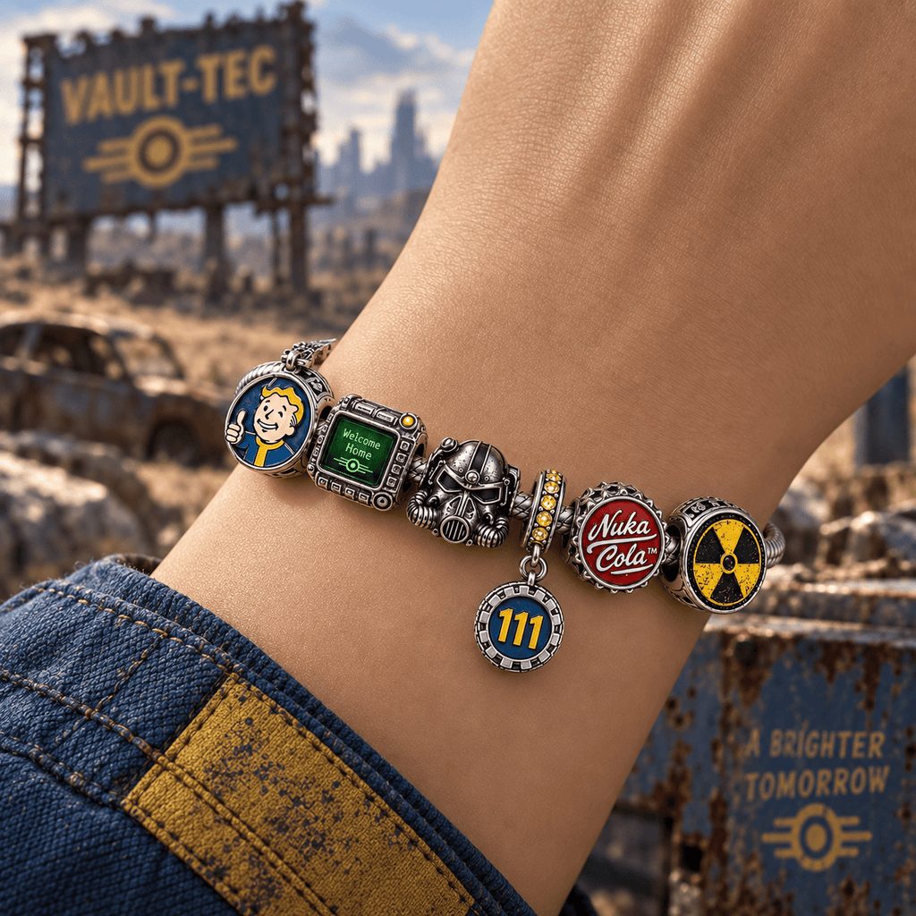 FOG Silver Charm Bracelet Set PTT