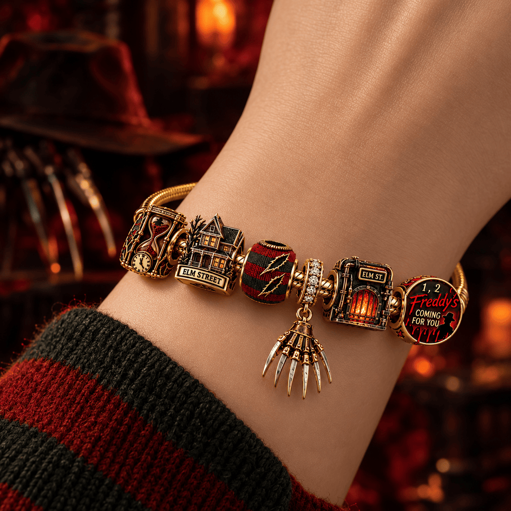 FDKG Gold Charm Bracelet Set PTT