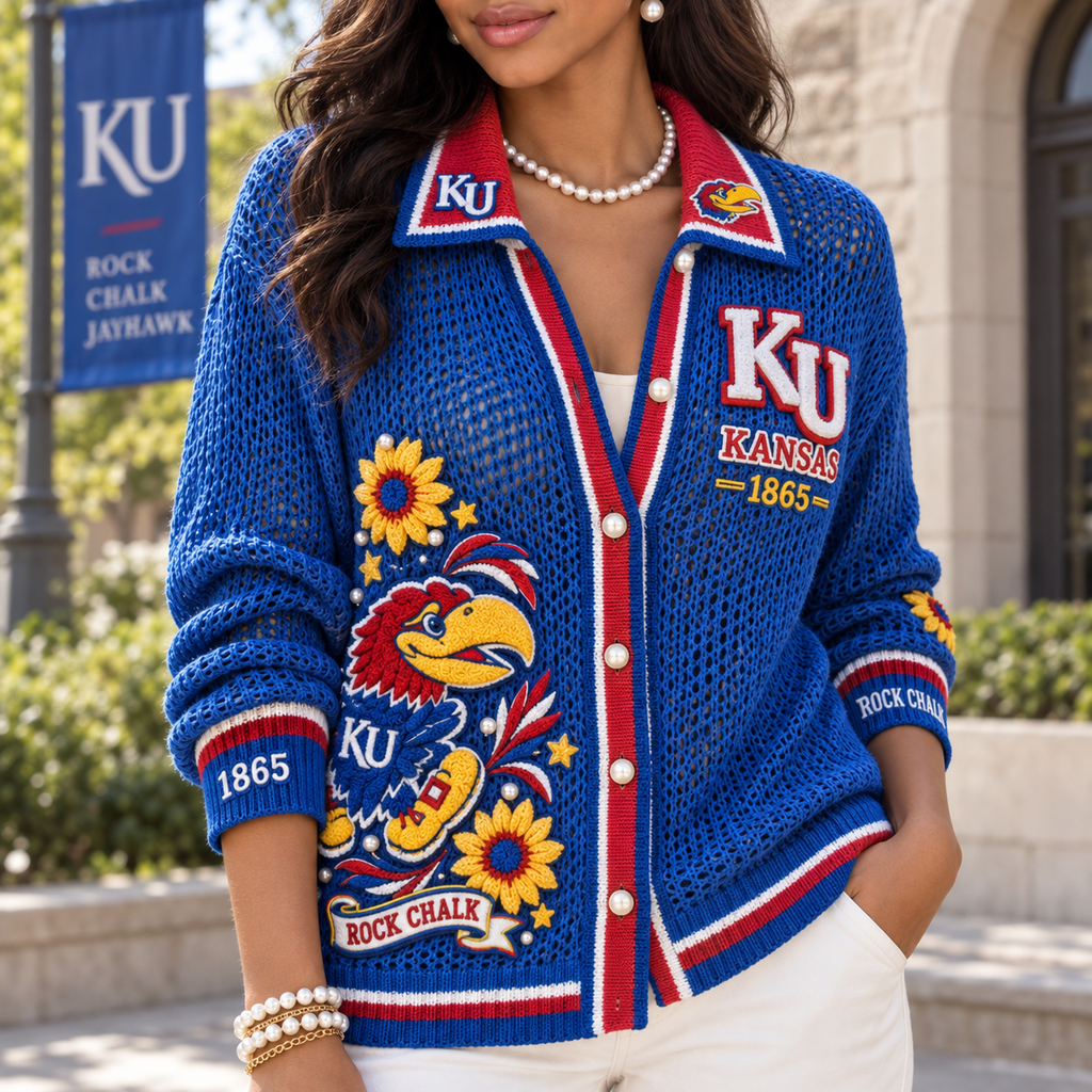 KHSB Women’s Open-Knit Cardigan HTTT