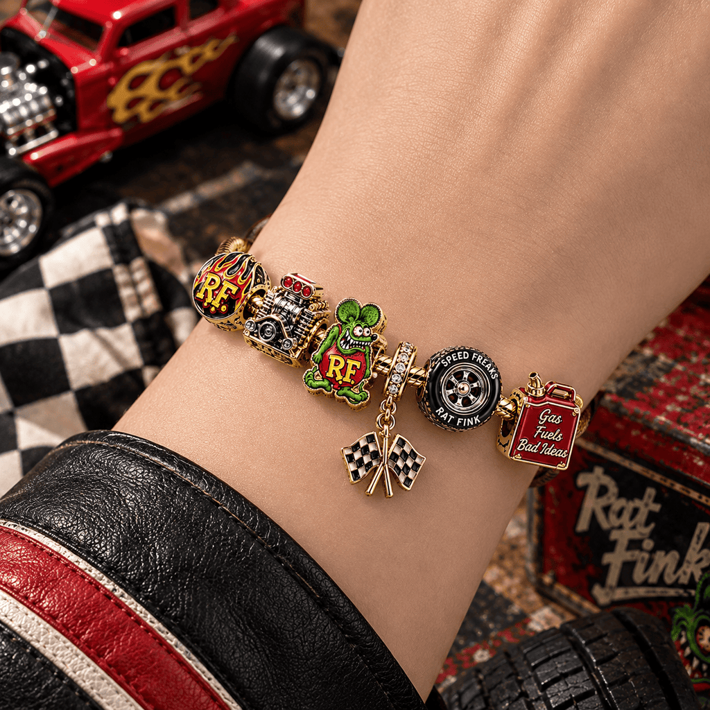 RFK Gold Charm Bracelet Set PTT