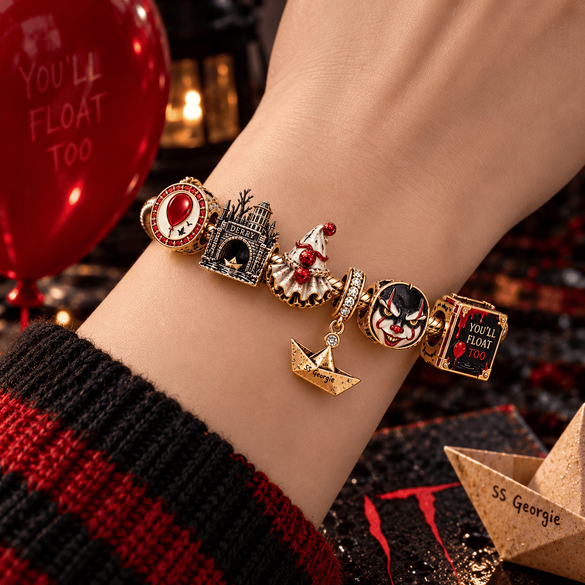PNW Gold Charm Bracelet Set PTT