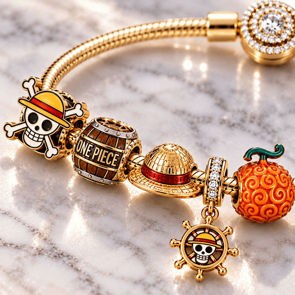 OPC Gold Charm Bracelet Set PTT