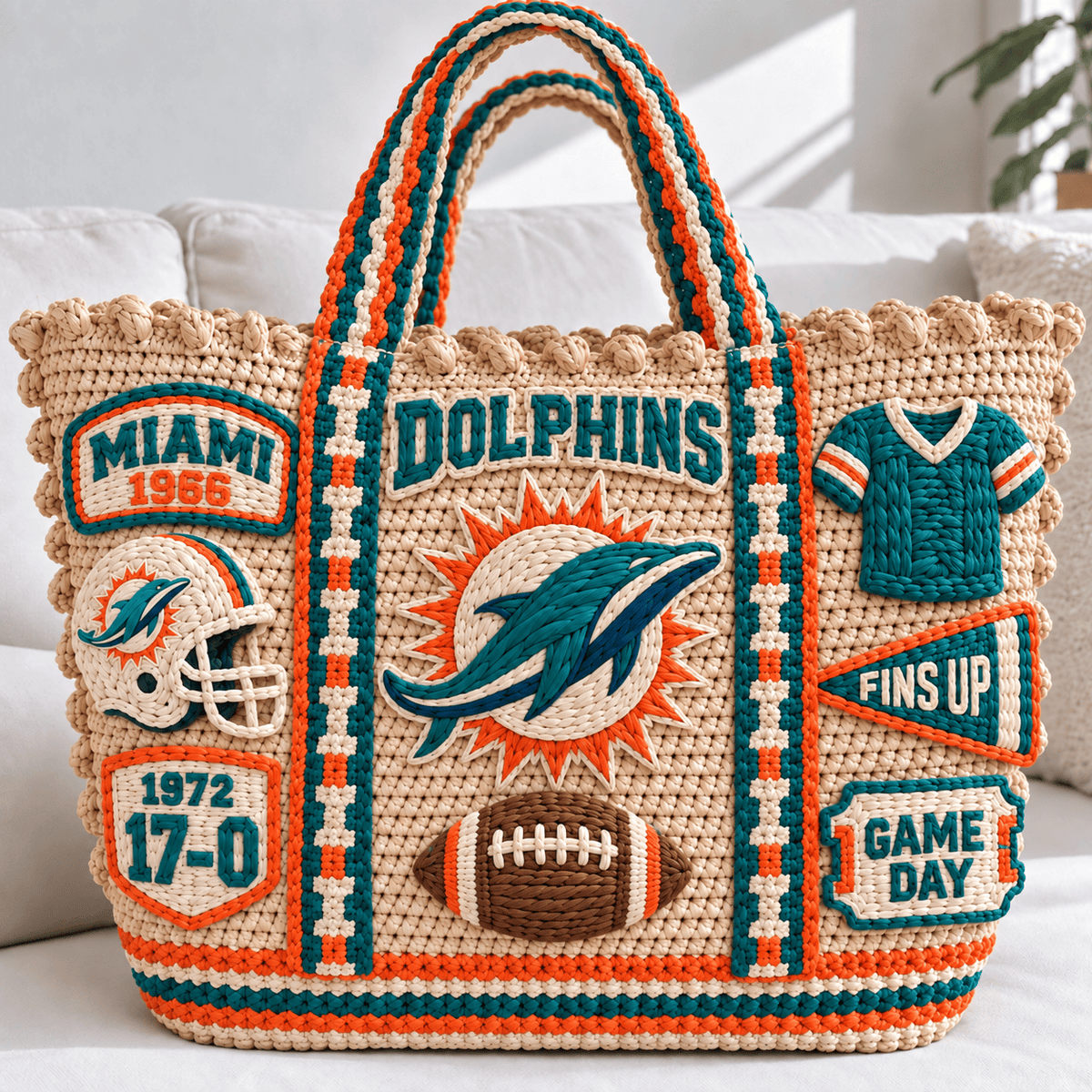 MDP Straw-Style Embellished Tote Bag NTKO