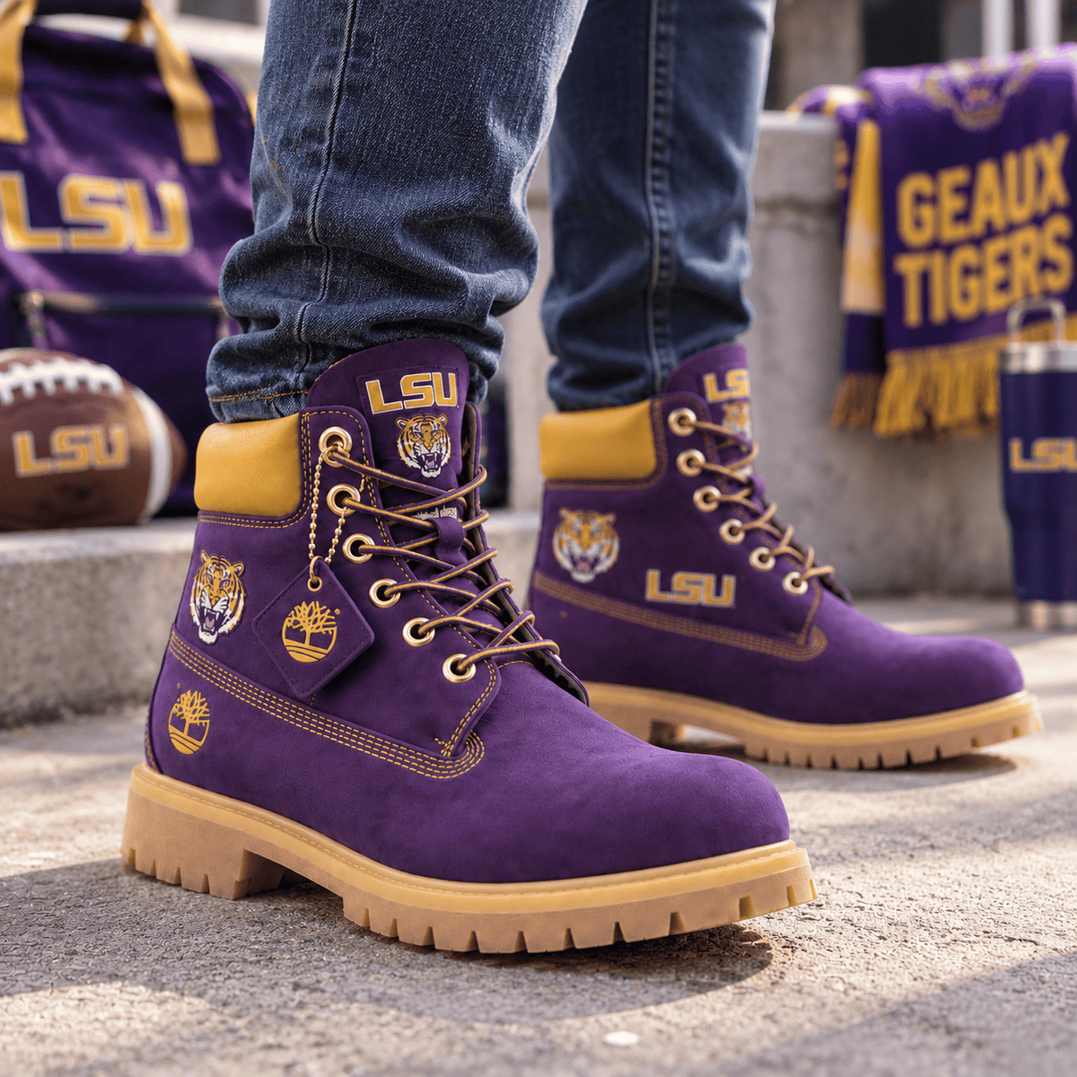 PREMIUM LSU HERITAGE BOOTS PTKL