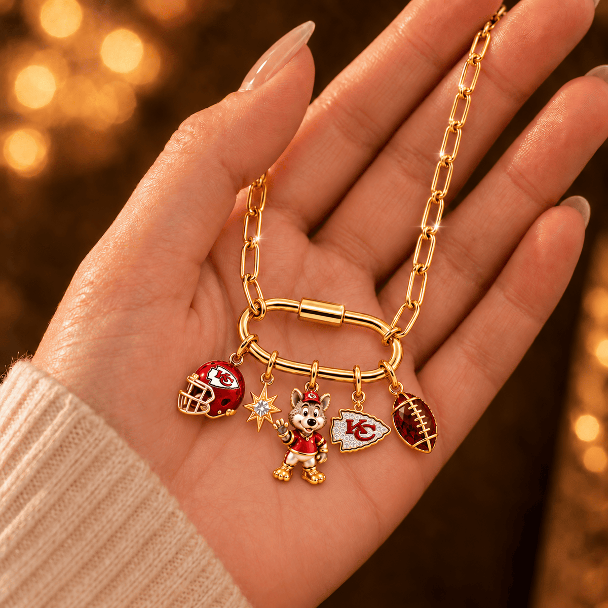 KCC Solid Gold Chain with Diamond Pendant TMH
